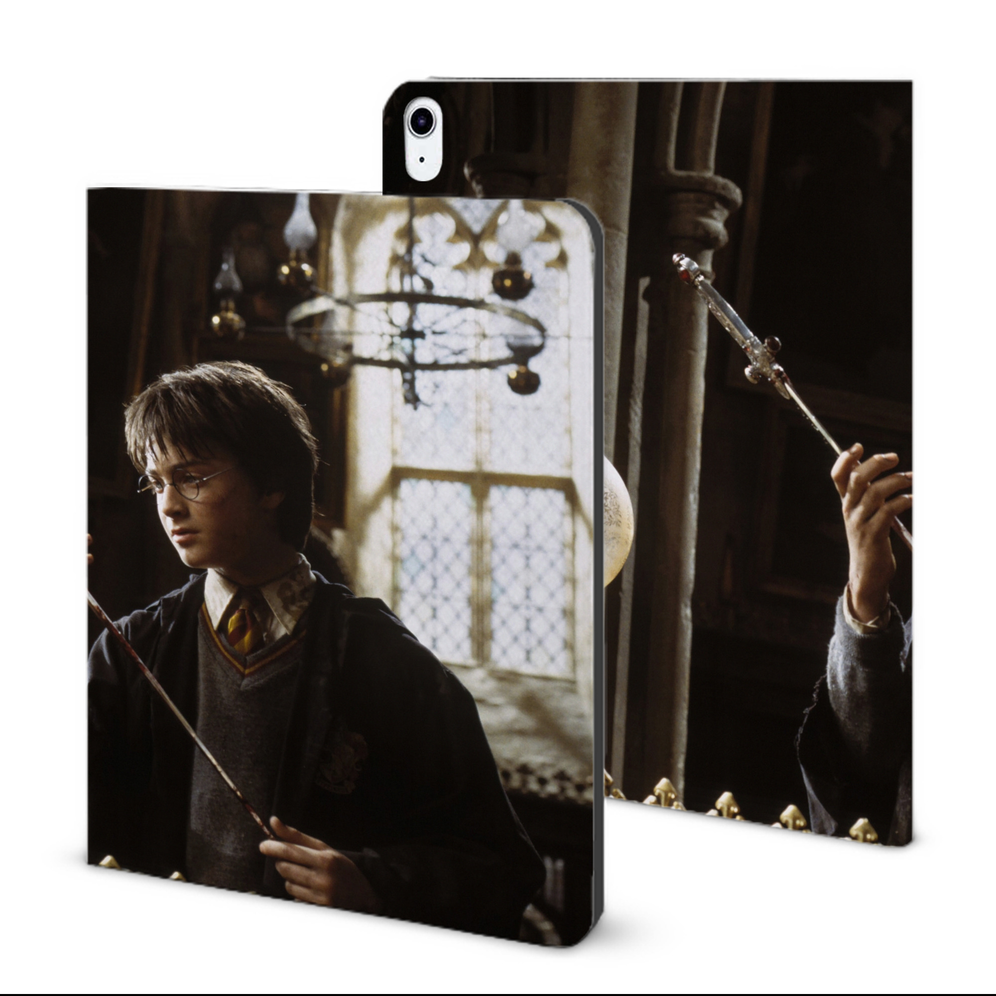 （画像用） Harry Potter ハリー・ポッターシリーズ IPad ケース ブック型 PUレザー TPU 耐衝撃 軽量 薄型 ペン収納なし 全面保護 IPad 各モデル対応
